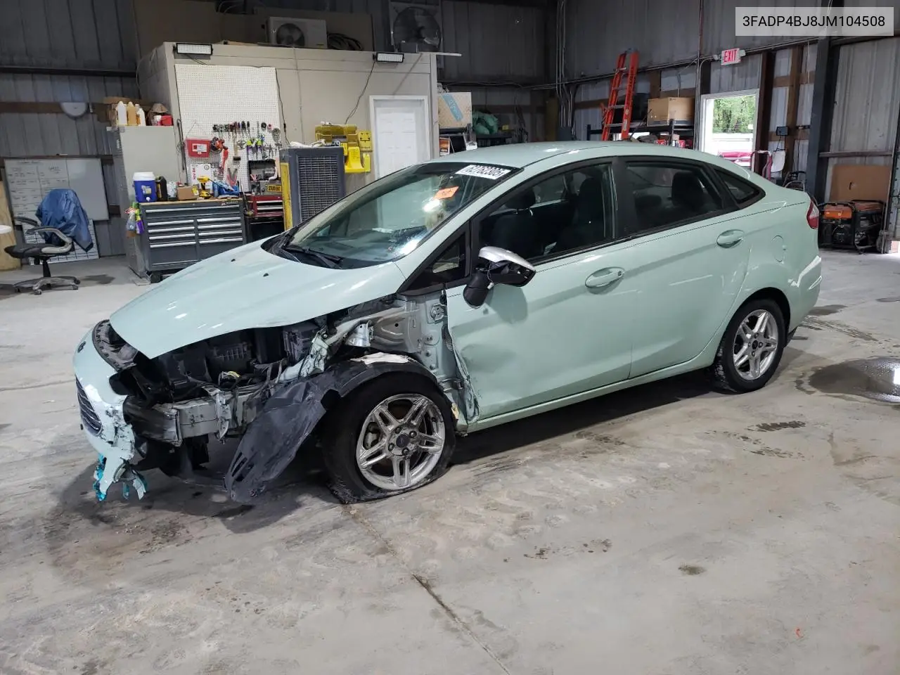 2018 Ford Fiesta Se VIN: 3FADP4BJ8JM104508 Lot: 62762305