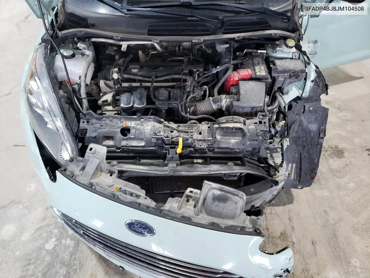 2018 Ford Fiesta Se VIN: 3FADP4BJ8JM104508 Lot: 62762305