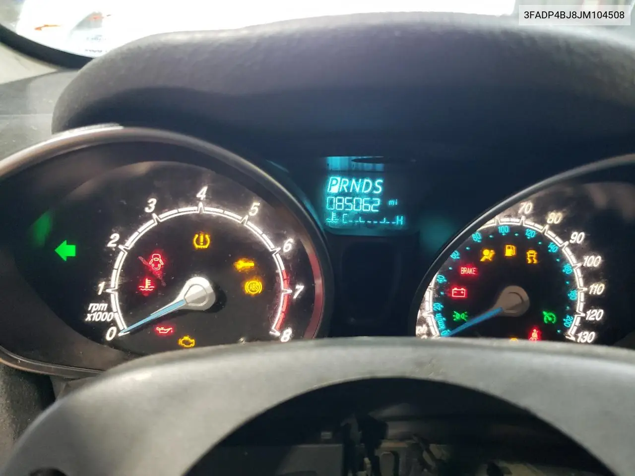 2018 Ford Fiesta Se VIN: 3FADP4BJ8JM104508 Lot: 62762305