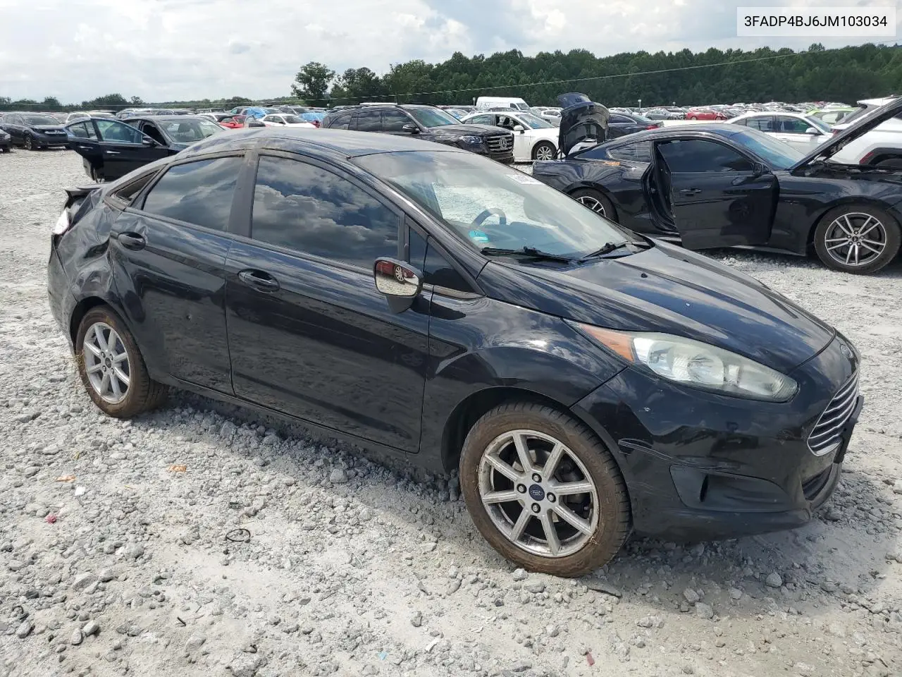 2018 Ford Fiesta Se VIN: 3FADP4BJ6JM103034 Lot: 63142015