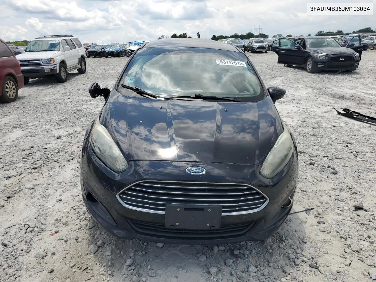 2018 Ford Fiesta Se VIN: 3FADP4BJ6JM103034 Lot: 63142015