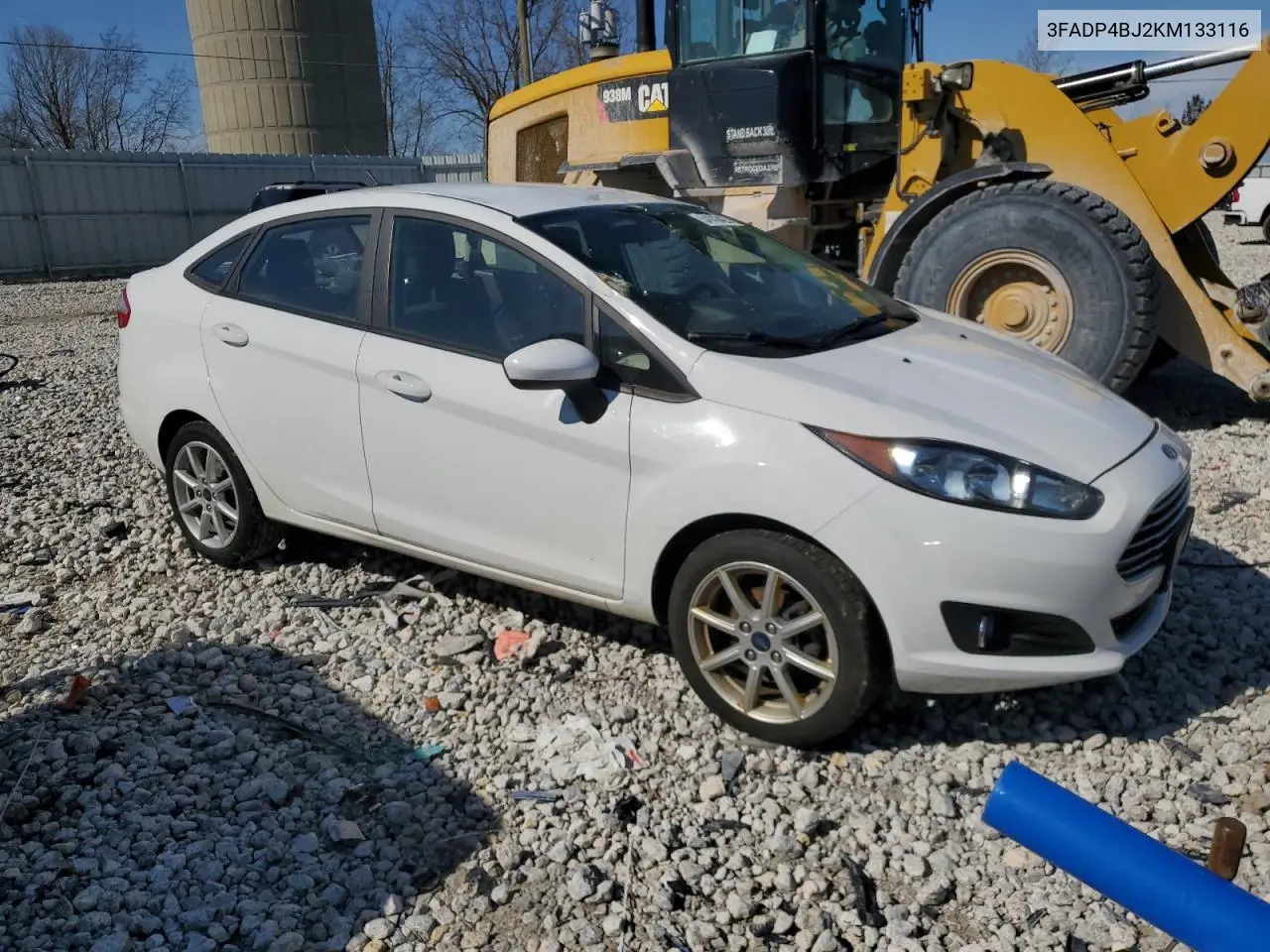 2019 Ford Fiesta Se VIN: 3FADP4BJ2KM133116 Lot: 54143425
