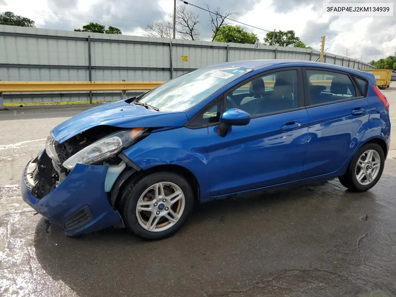 2019 Ford Fiesta Se VIN: 3FADP4EJ2KM134939 Lot: 56523565