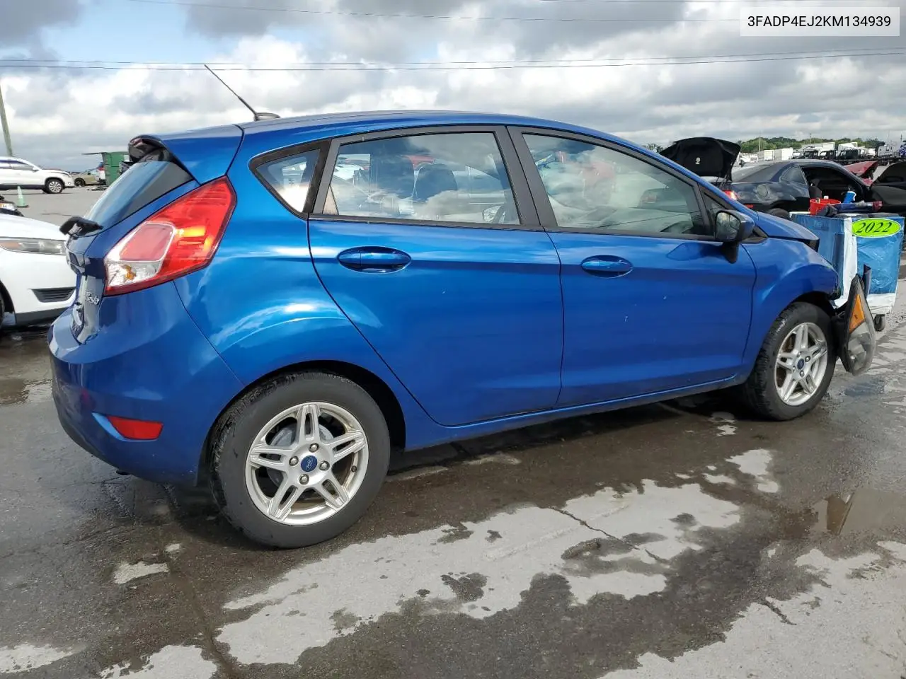 2019 Ford Fiesta Se VIN: 3FADP4EJ2KM134939 Lot: 56523565