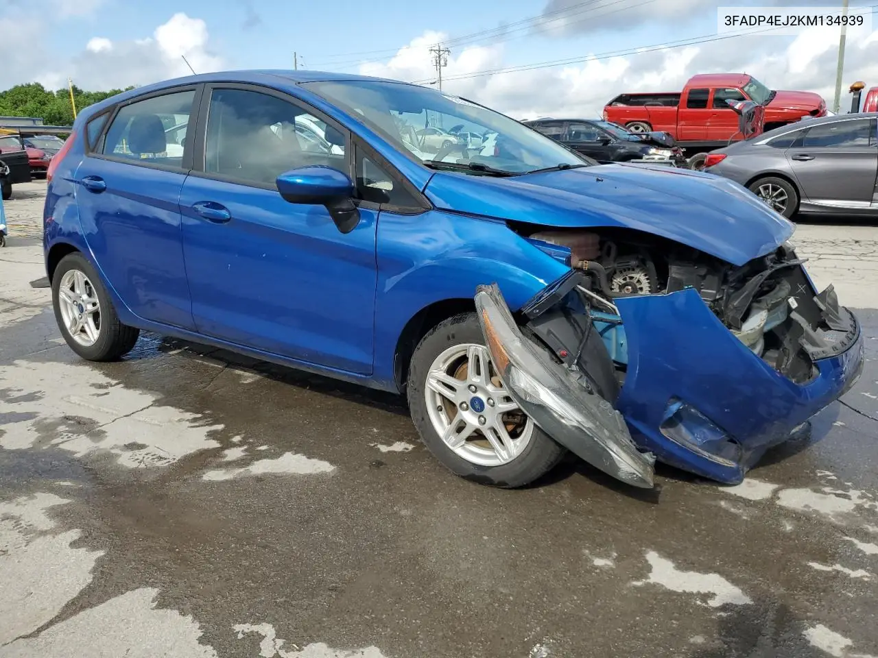 2019 Ford Fiesta Se VIN: 3FADP4EJ2KM134939 Lot: 56523565