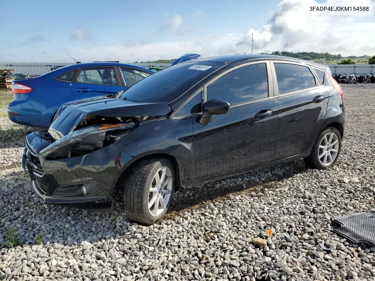 2019 Ford Fiesta Se VIN: 3FADP4EJ0KM154588 Lot: 56594815