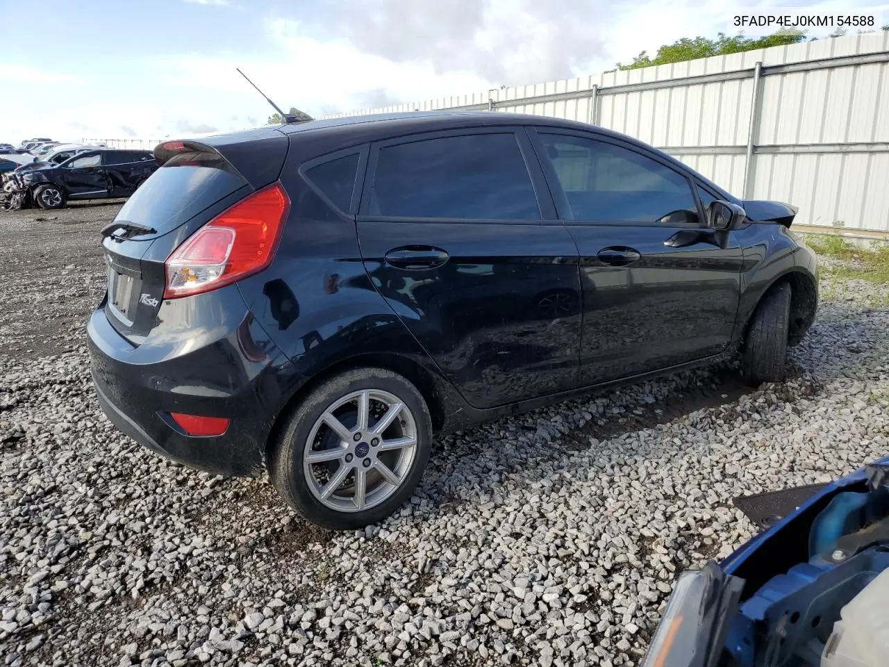 2019 Ford Fiesta Se VIN: 3FADP4EJ0KM154588 Lot: 56594815