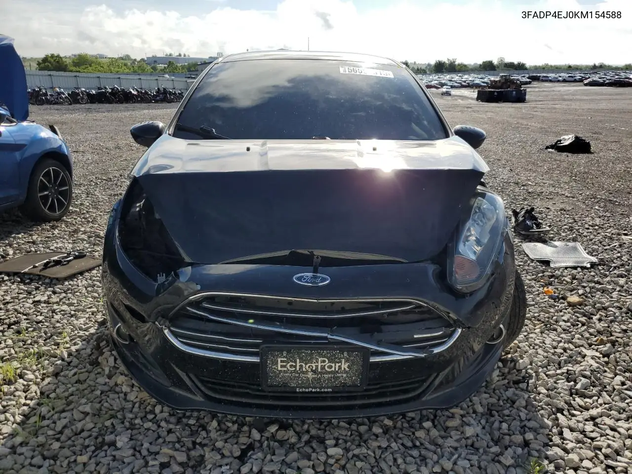 2019 Ford Fiesta Se VIN: 3FADP4EJ0KM154588 Lot: 56594815
