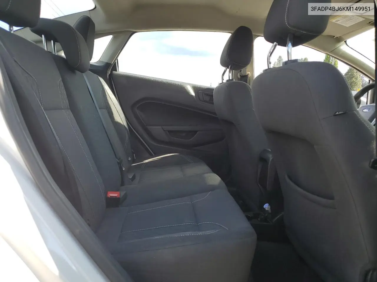 2019 Ford Fiesta Se VIN: 3FADP4BJ6KM149951 Lot: 56856985