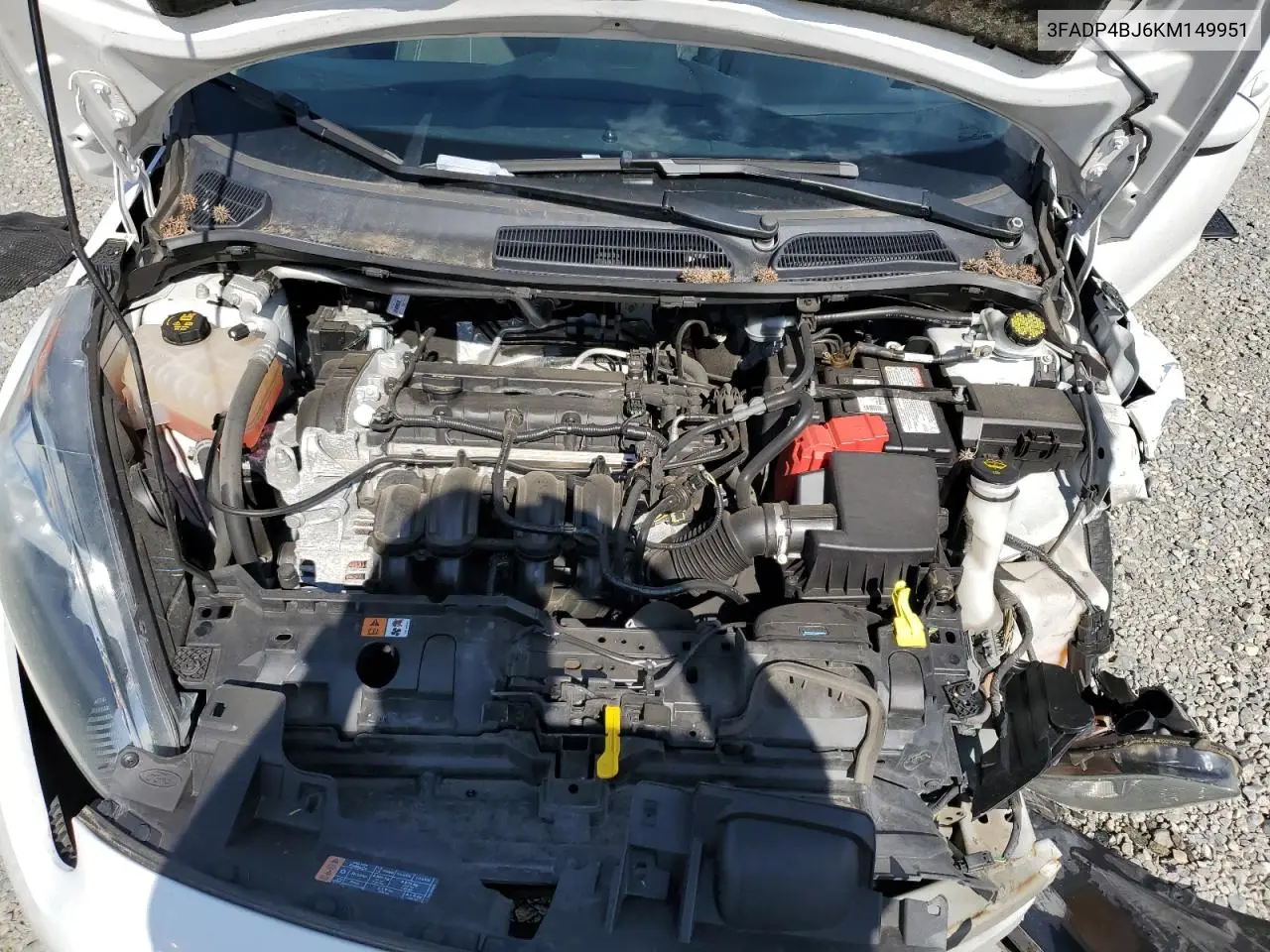 2019 Ford Fiesta Se VIN: 3FADP4BJ6KM149951 Lot: 56856985
