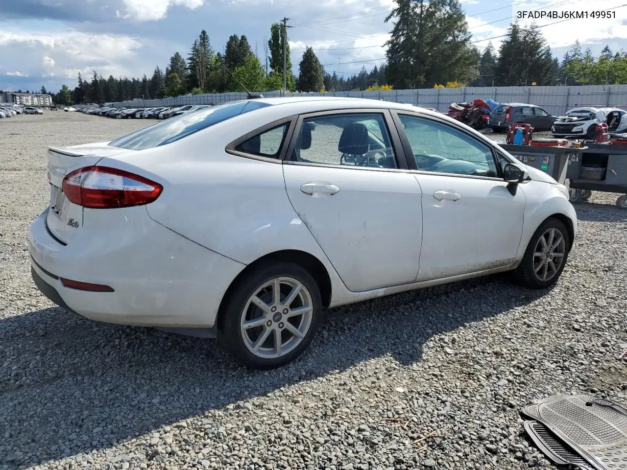 2019 Ford Fiesta Se VIN: 3FADP4BJ6KM149951 Lot: 56856985