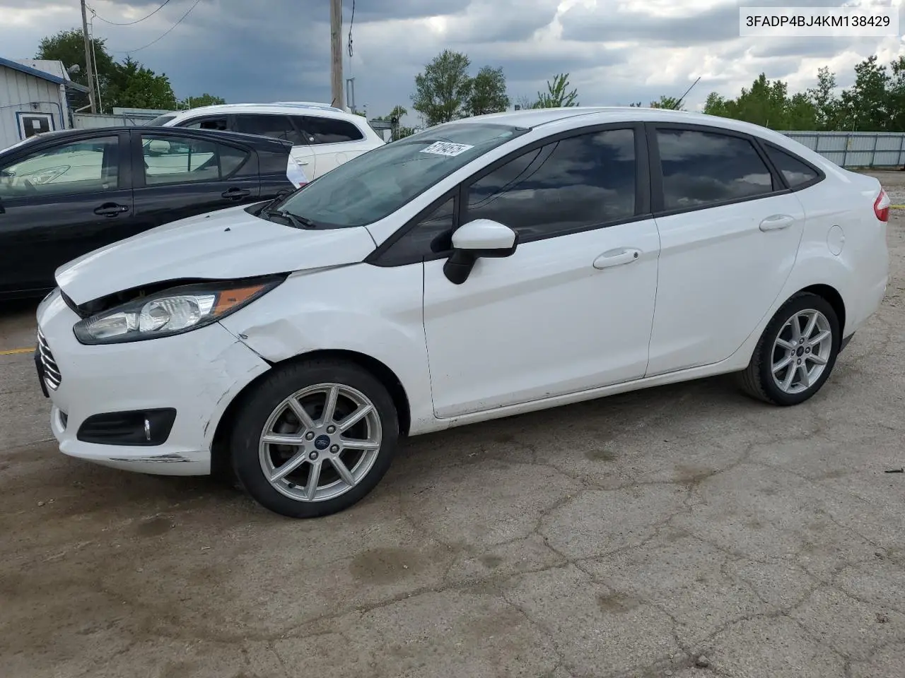 2019 Ford Fiesta Se VIN: 3FADP4BJ4KM138429 Lot: 57104575
