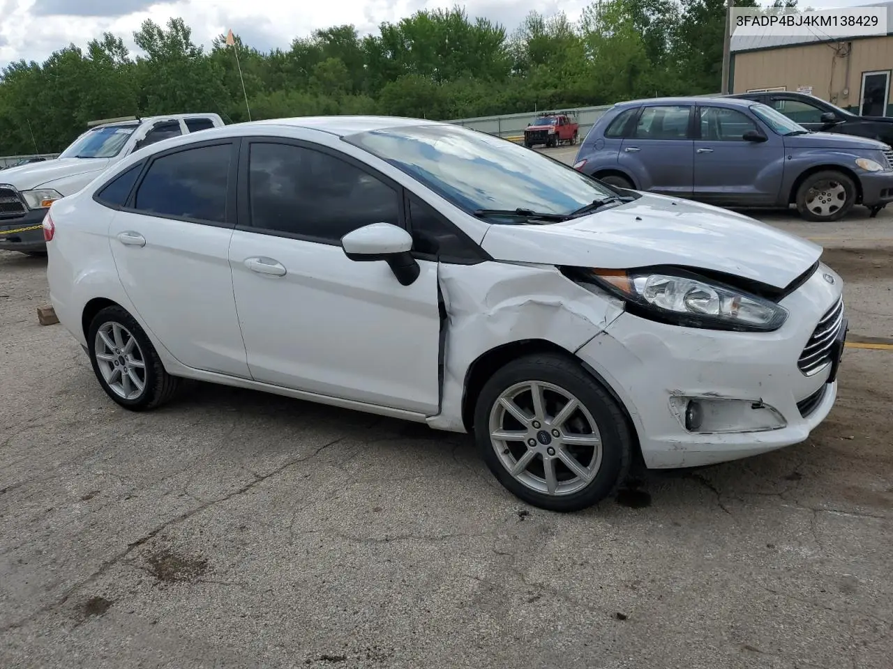 2019 Ford Fiesta Se VIN: 3FADP4BJ4KM138429 Lot: 57104575
