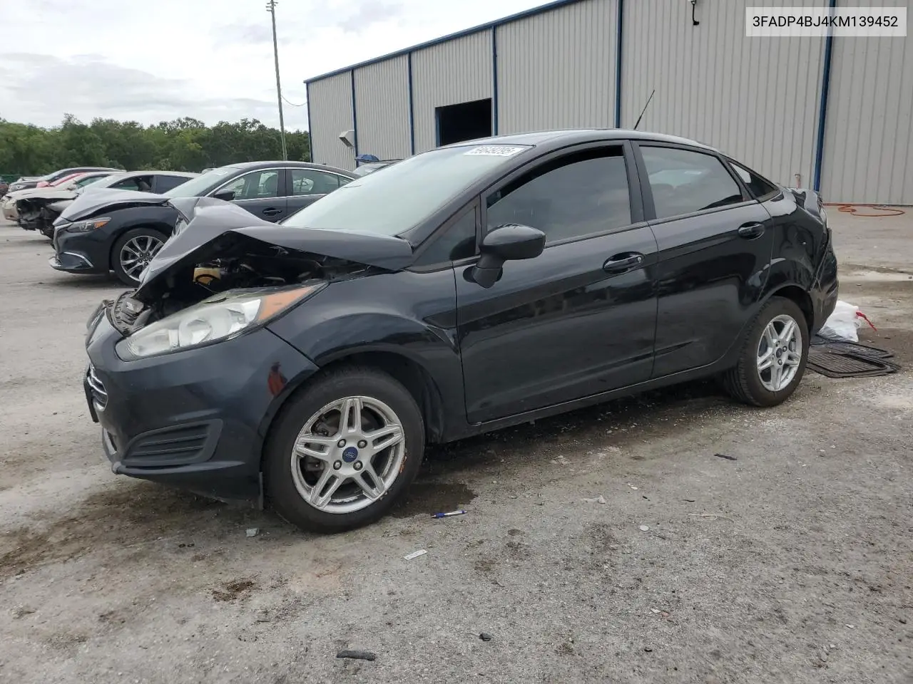 2019 Ford Fiesta Se VIN: 3FADP4BJ4KM139452 Lot: 59649295
