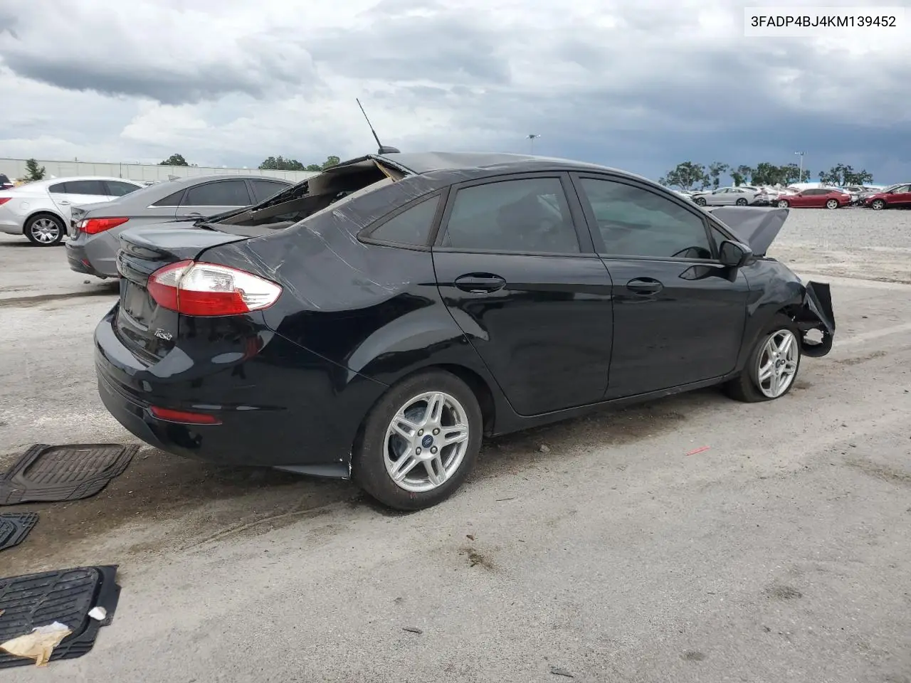 2019 Ford Fiesta Se VIN: 3FADP4BJ4KM139452 Lot: 59649295