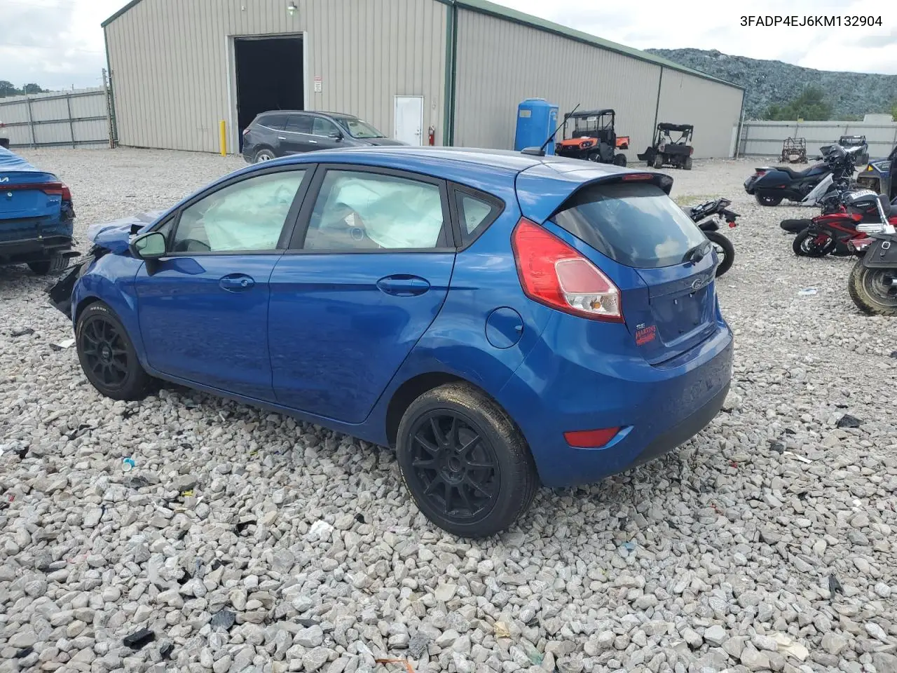 2019 Ford Fiesta Se VIN: 3FADP4EJ6KM132904 Lot: 62345865