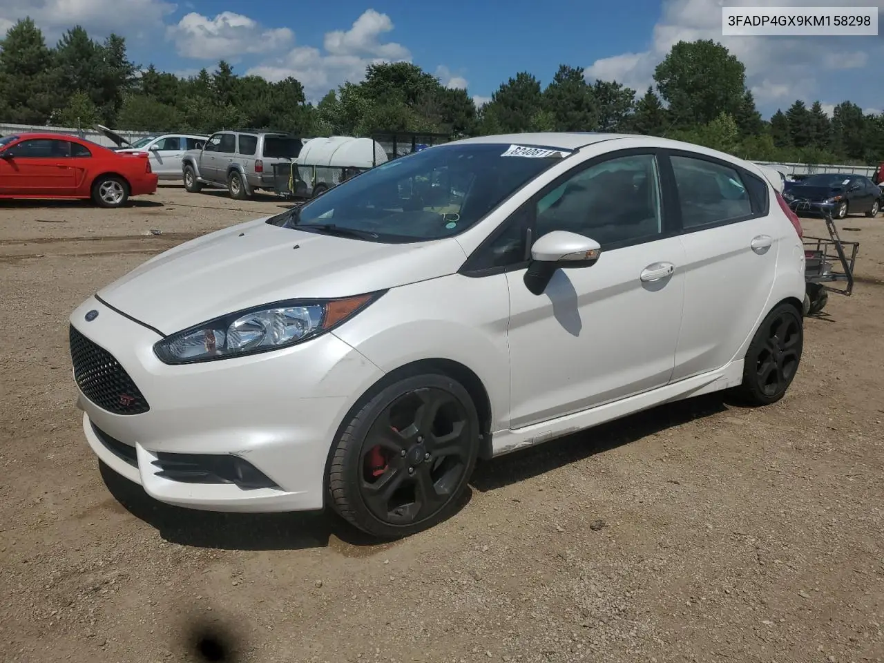 2019 Ford Fiesta St VIN: 3FADP4GX9KM158298 Lot: 62408115