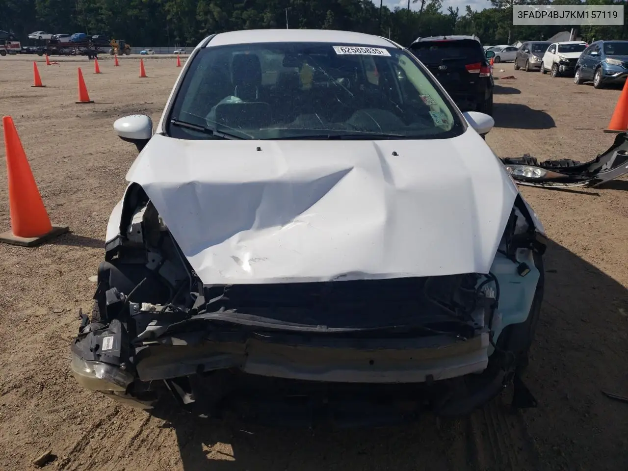 2019 Ford Fiesta Se VIN: 3FADP4BJ7KM157119 Lot: 62585835