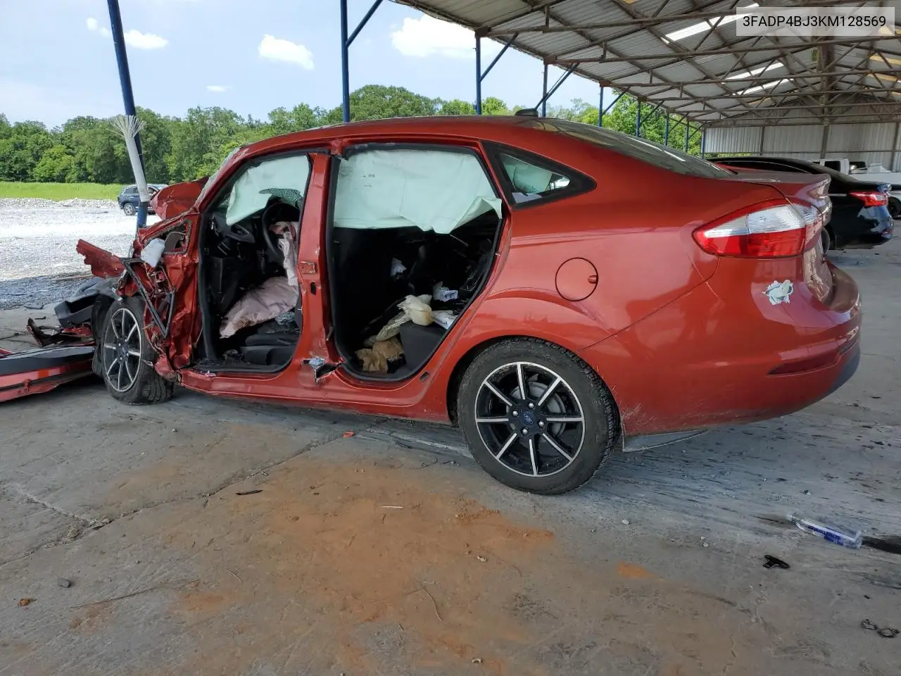 2019 Ford Fiesta Se VIN: 3FADP4BJ3KM128569 Lot: 62690535
