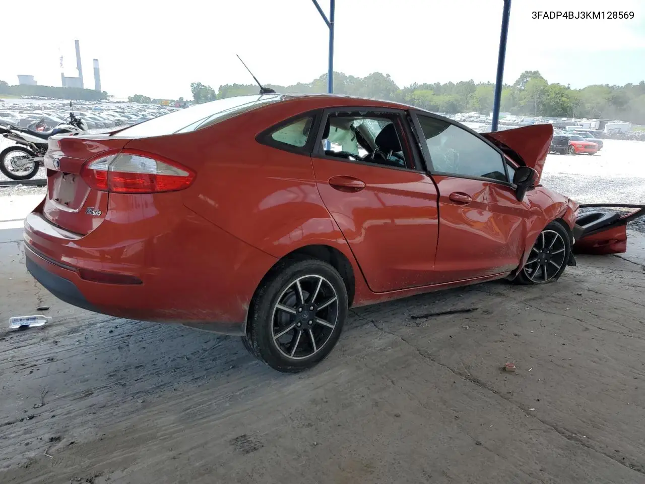 2019 Ford Fiesta Se VIN: 3FADP4BJ3KM128569 Lot: 62690535