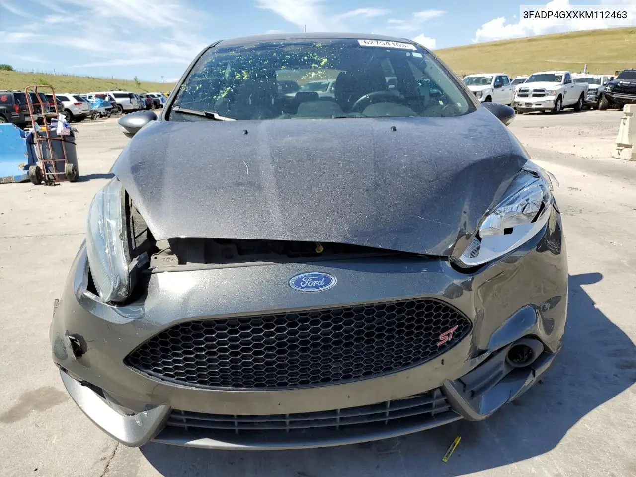 2019 Ford Fiesta St VIN: 3FADP4GXXKM112463 Lot: 62754165