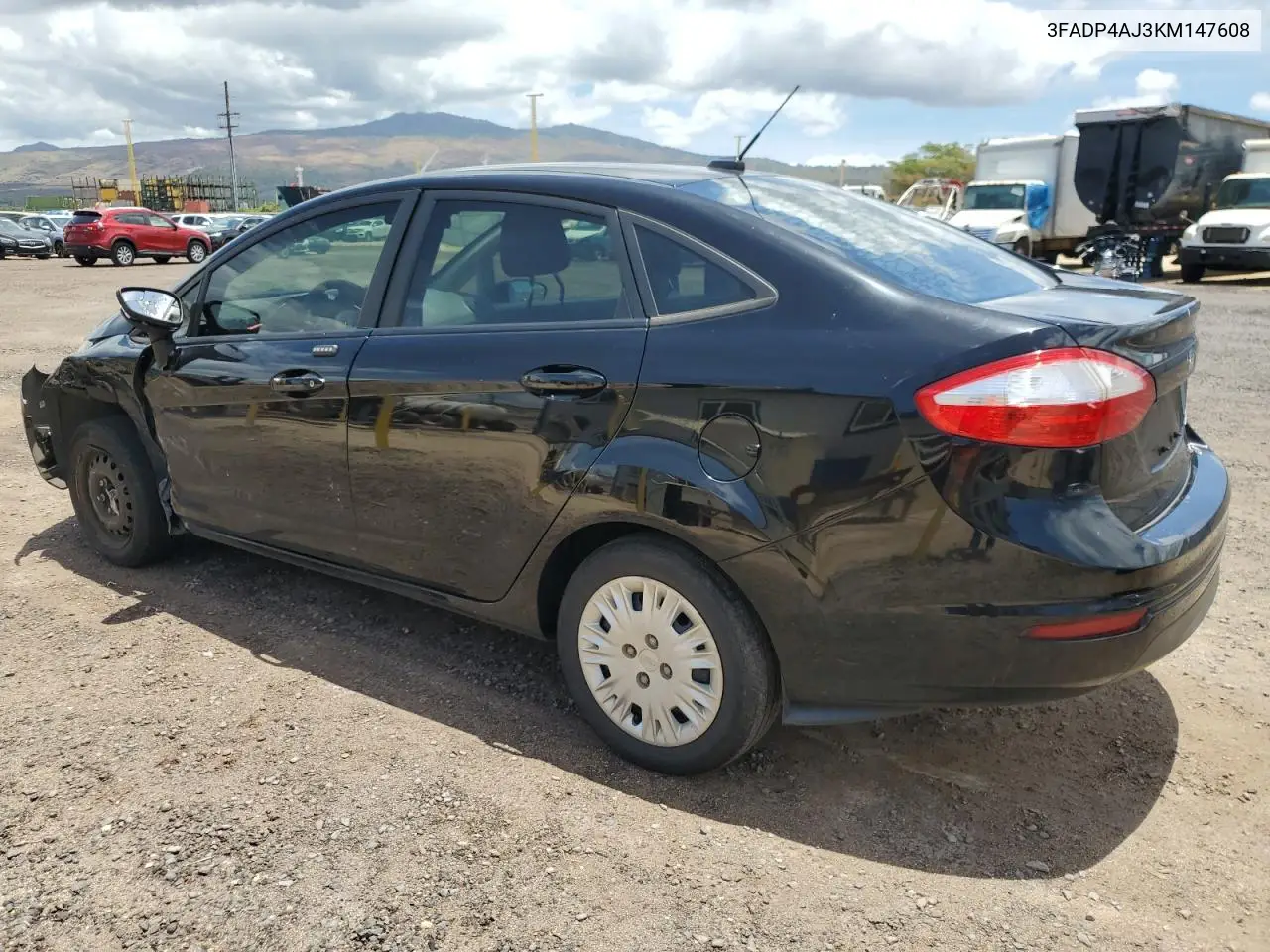2019 Ford Fiesta S VIN: 3FADP4AJ3KM147608 Lot: 63491405