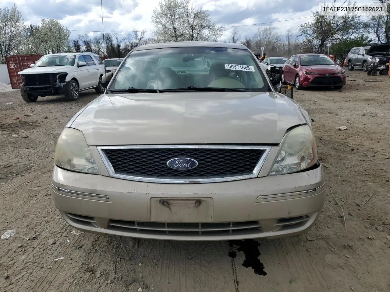 2005 Ford Five Hundred Se VIN: 1FAFP23175G162623 Lot: 50971655