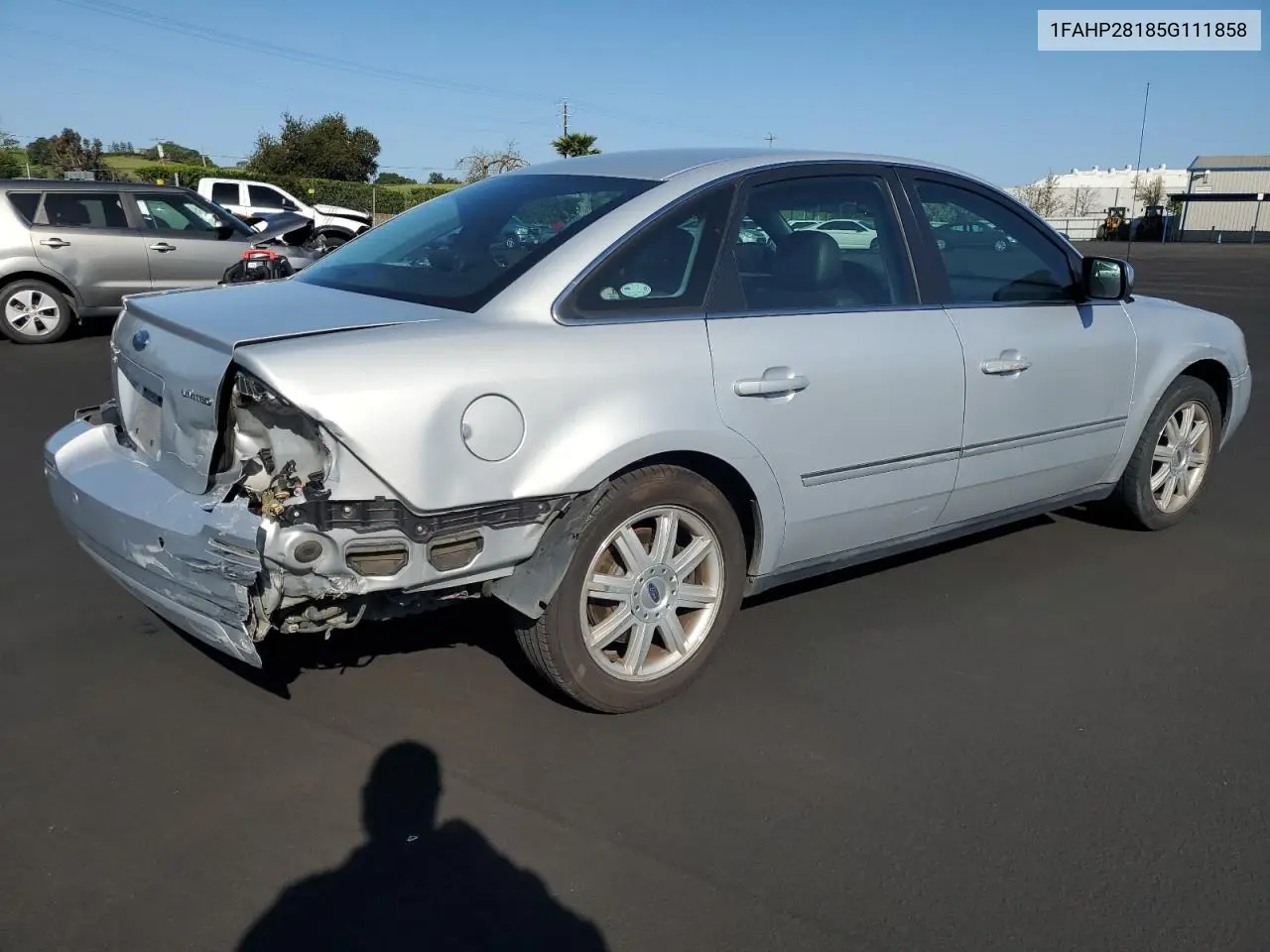 2005 Ford Five Hundred Limited VIN: 1FAHP28185G111858 Lot: 51687615