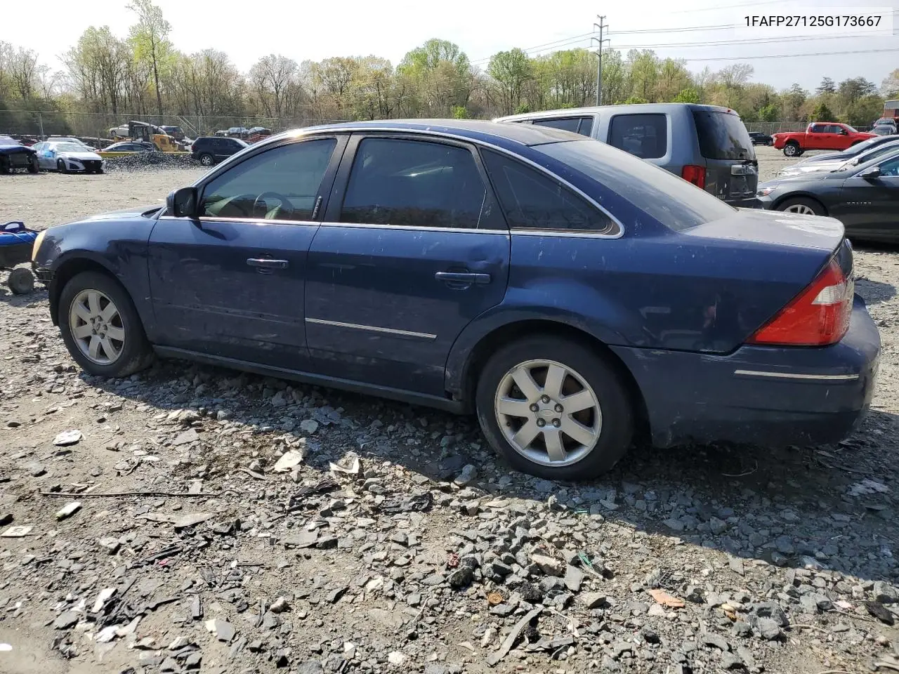 2005 Ford Five Hundred Sel VIN: 1FAFP27125G173667 Lot: 52367745