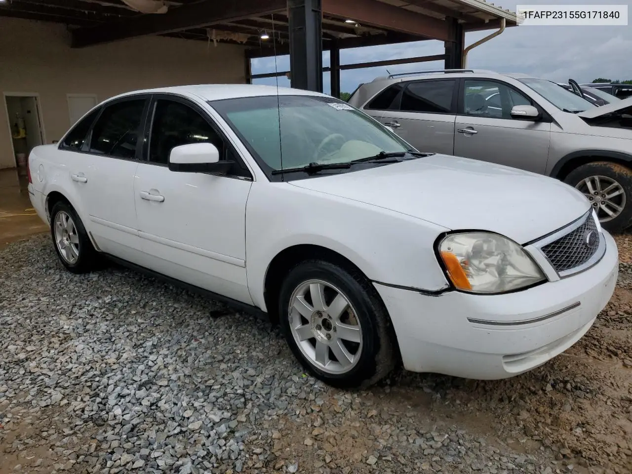 2005 Ford Five Hundred Se VIN: 1FAFP23155G171840 Lot: 54190685