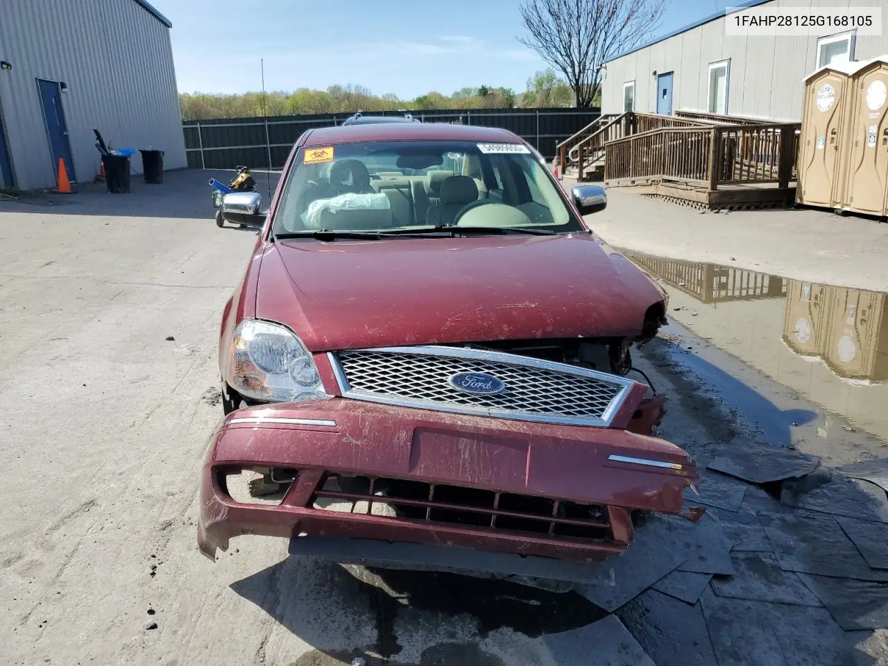 2005 Ford Five Hundred Limited VIN: 1FAHP28125G168105 Lot: 54985655