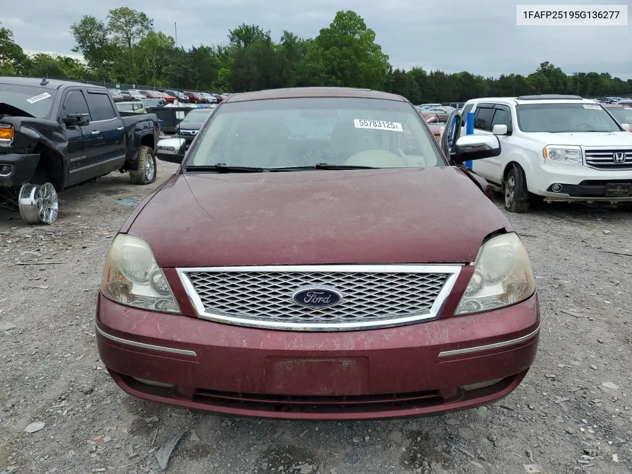 2005 Ford Five Hundred Limited VIN: 1FAFP25195G136277 Lot: 55783125