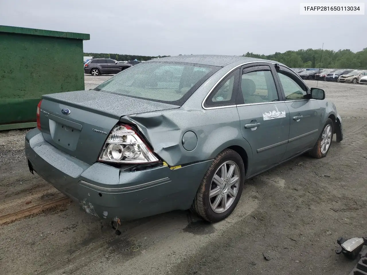 2005 Ford Five Hundred Limited VIN: 1FAFP28165G113034 Lot: 56023745