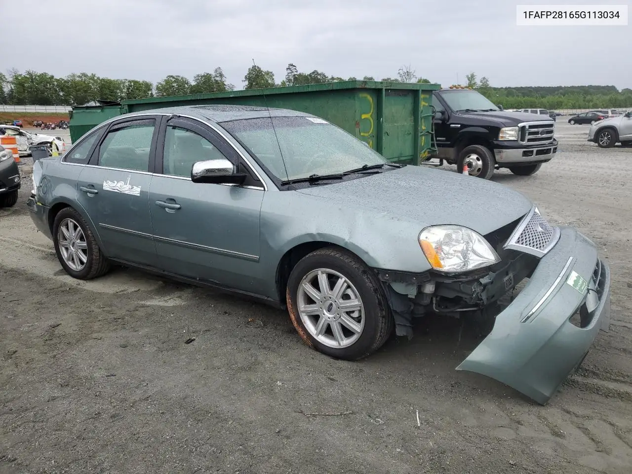 2005 Ford Five Hundred Limited VIN: 1FAFP28165G113034 Lot: 56023745