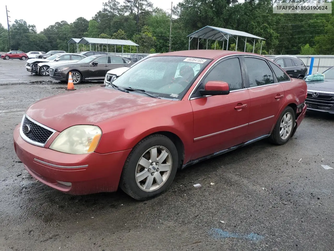 2005 Ford Five Hundred Sel VIN: 1FAFP24185G190624 Lot: 56364185