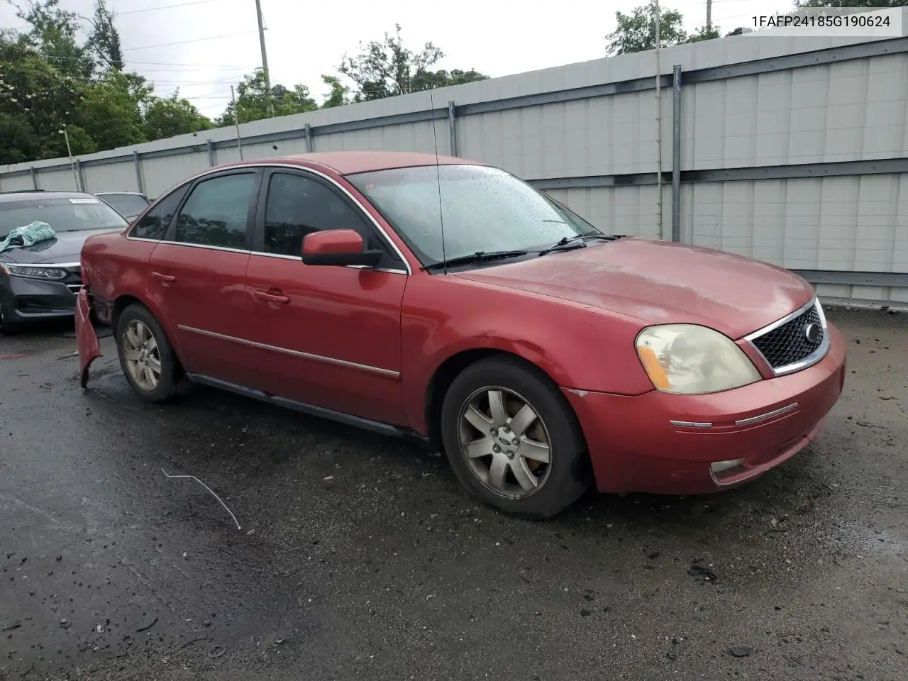 2005 Ford Five Hundred Sel VIN: 1FAFP24185G190624 Lot: 56364185