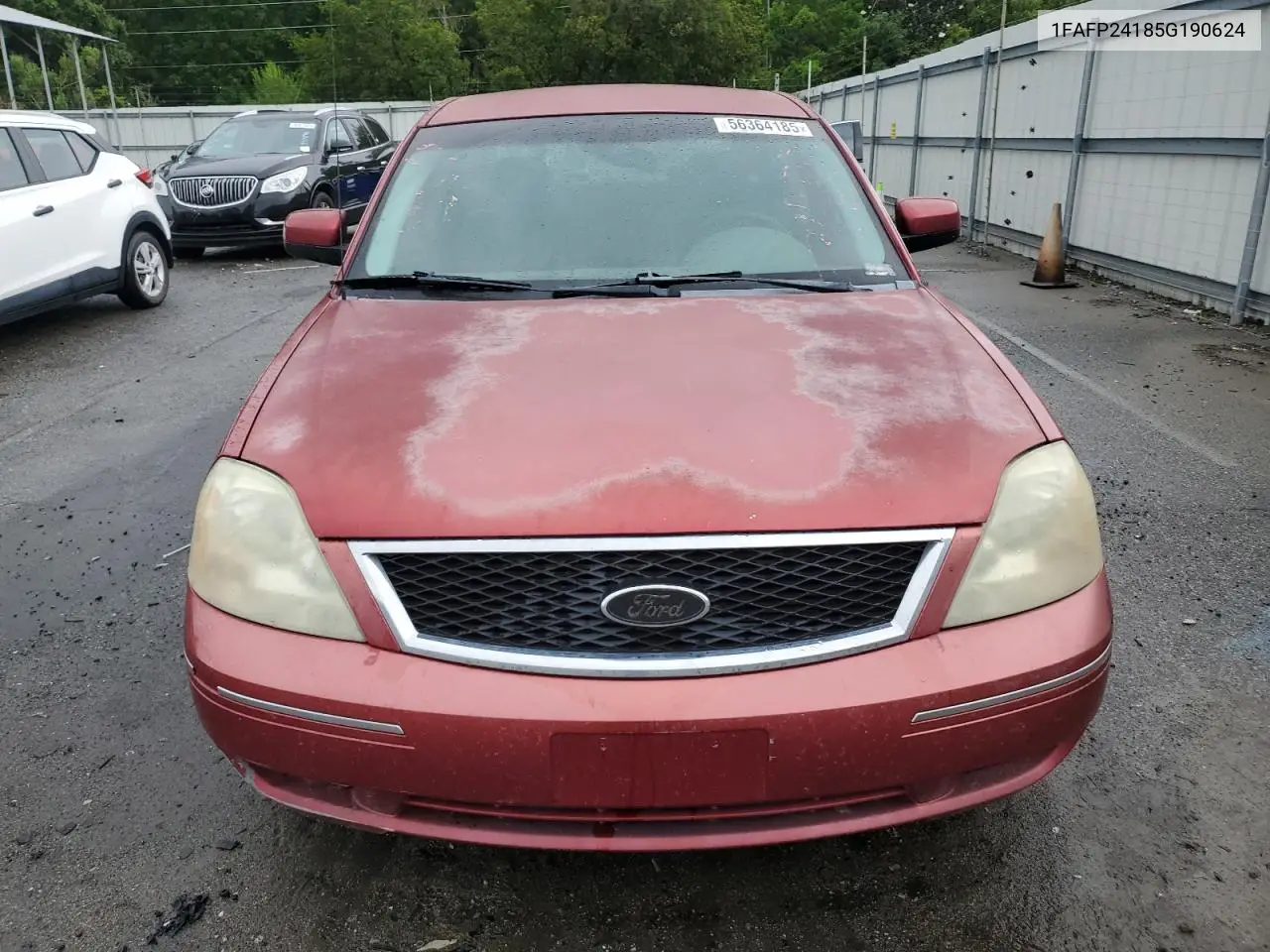2005 Ford Five Hundred Sel VIN: 1FAFP24185G190624 Lot: 56364185