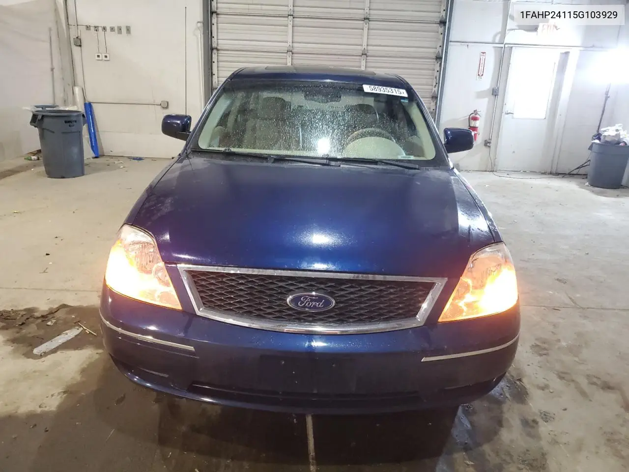 2005 Ford Five Hundred Sel VIN: 1FAHP24115G103929 Lot: 58935315