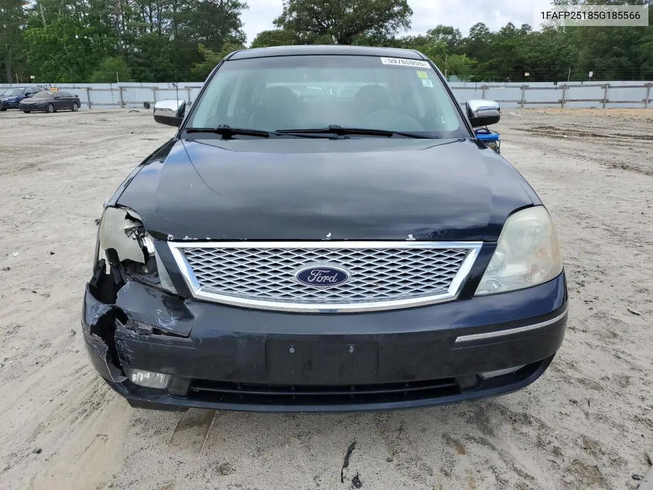 2005 Ford Five Hundred Limited VIN: 1FAFP25185G185566 Lot: 59765955