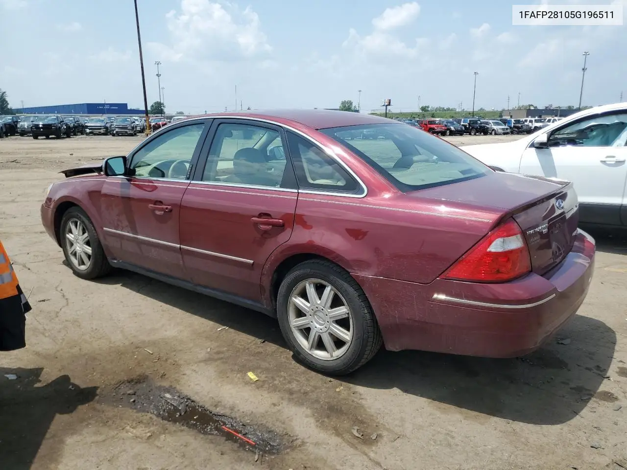 2005 Ford Five Hundred Limited VIN: 1FAFP28105G196511 Lot: 60317405