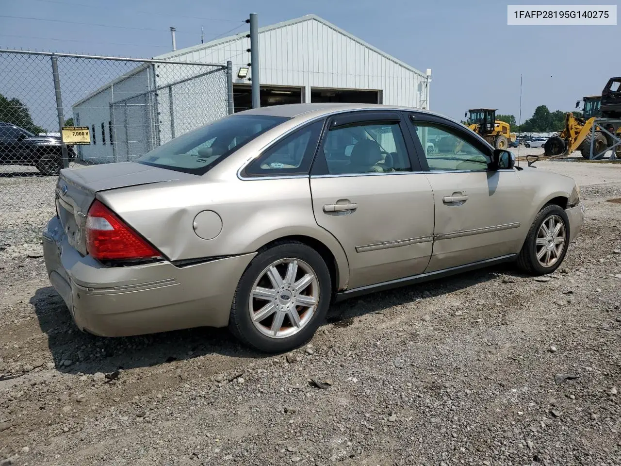 2005 Ford Five Hundred Limited VIN: 1FAFP28195G140275 Lot: 60322115
