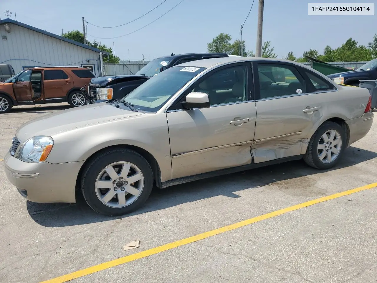 2005 Ford Five Hundred Sel VIN: 1FAFP24165G104114 Lot: 60530235