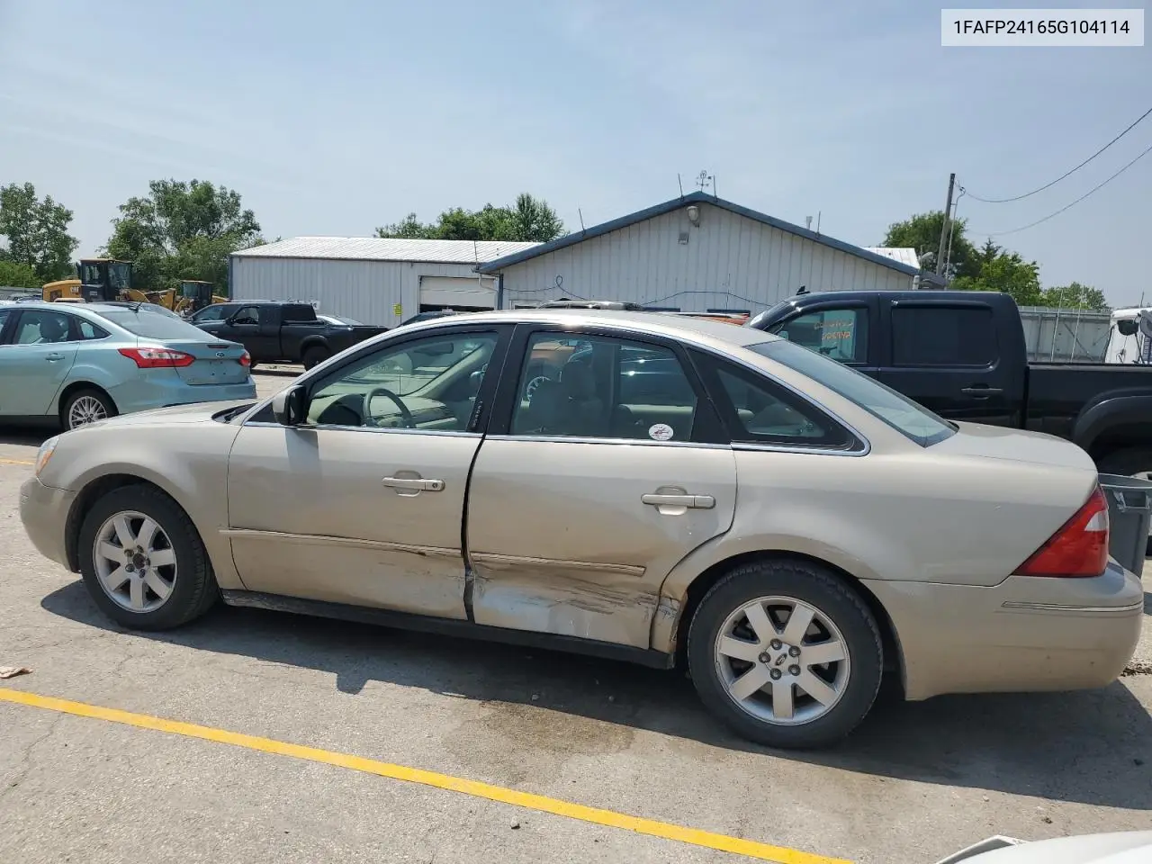 2005 Ford Five Hundred Sel VIN: 1FAFP24165G104114 Lot: 60530235