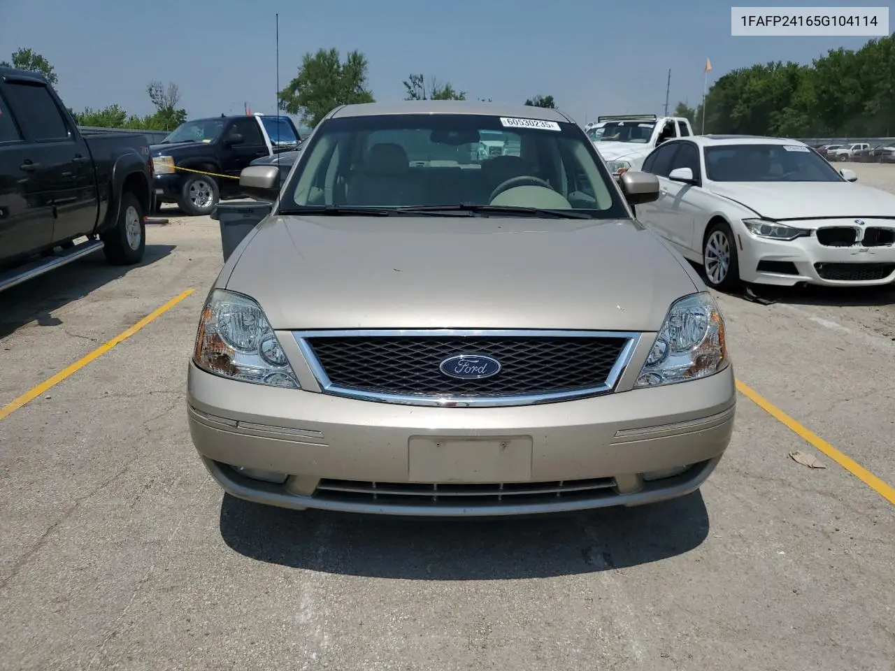 2005 Ford Five Hundred Sel VIN: 1FAFP24165G104114 Lot: 60530235