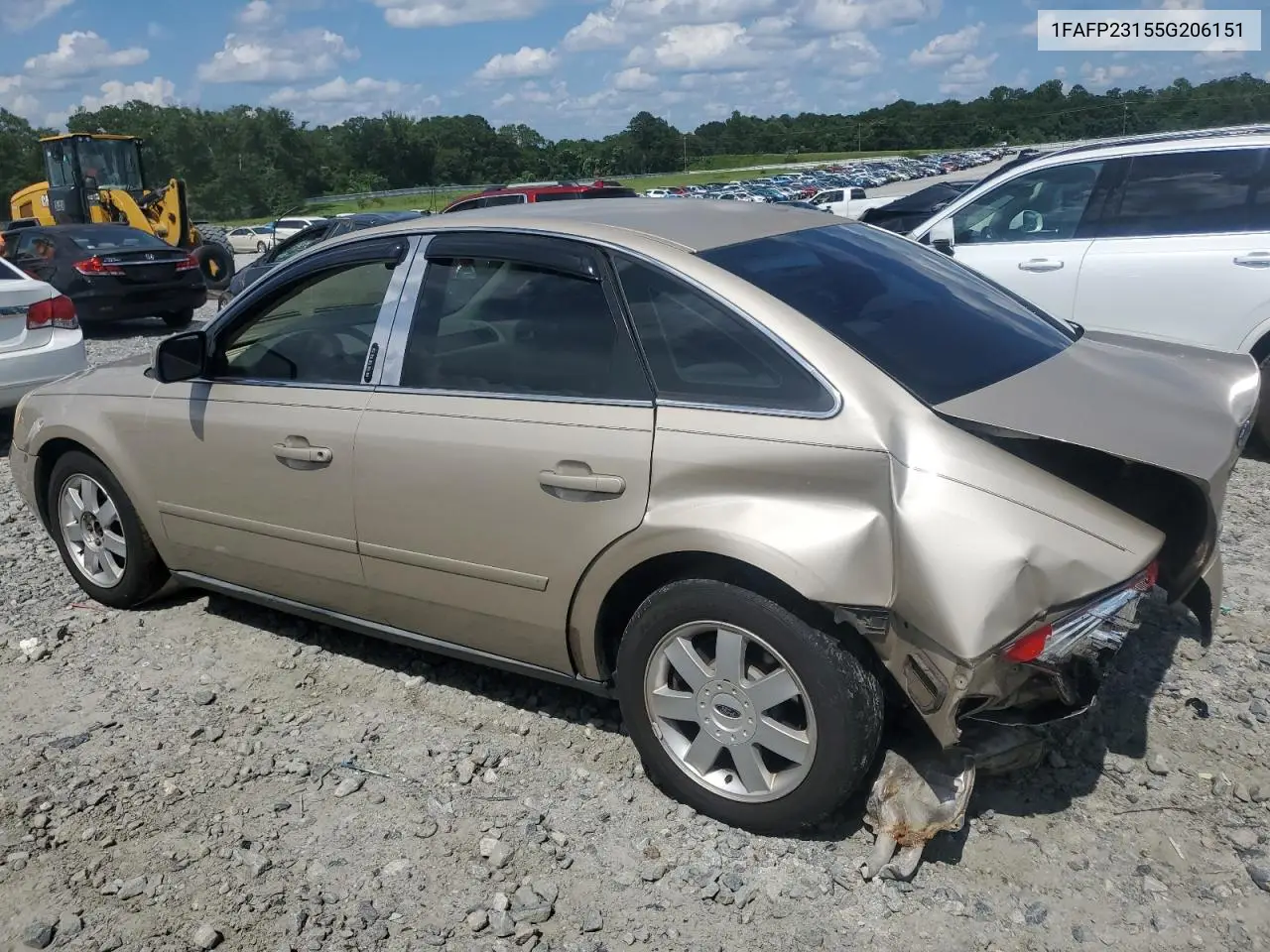 2005 Ford Five Hundred Se VIN: 1FAFP23155G206151 Lot: 61348955