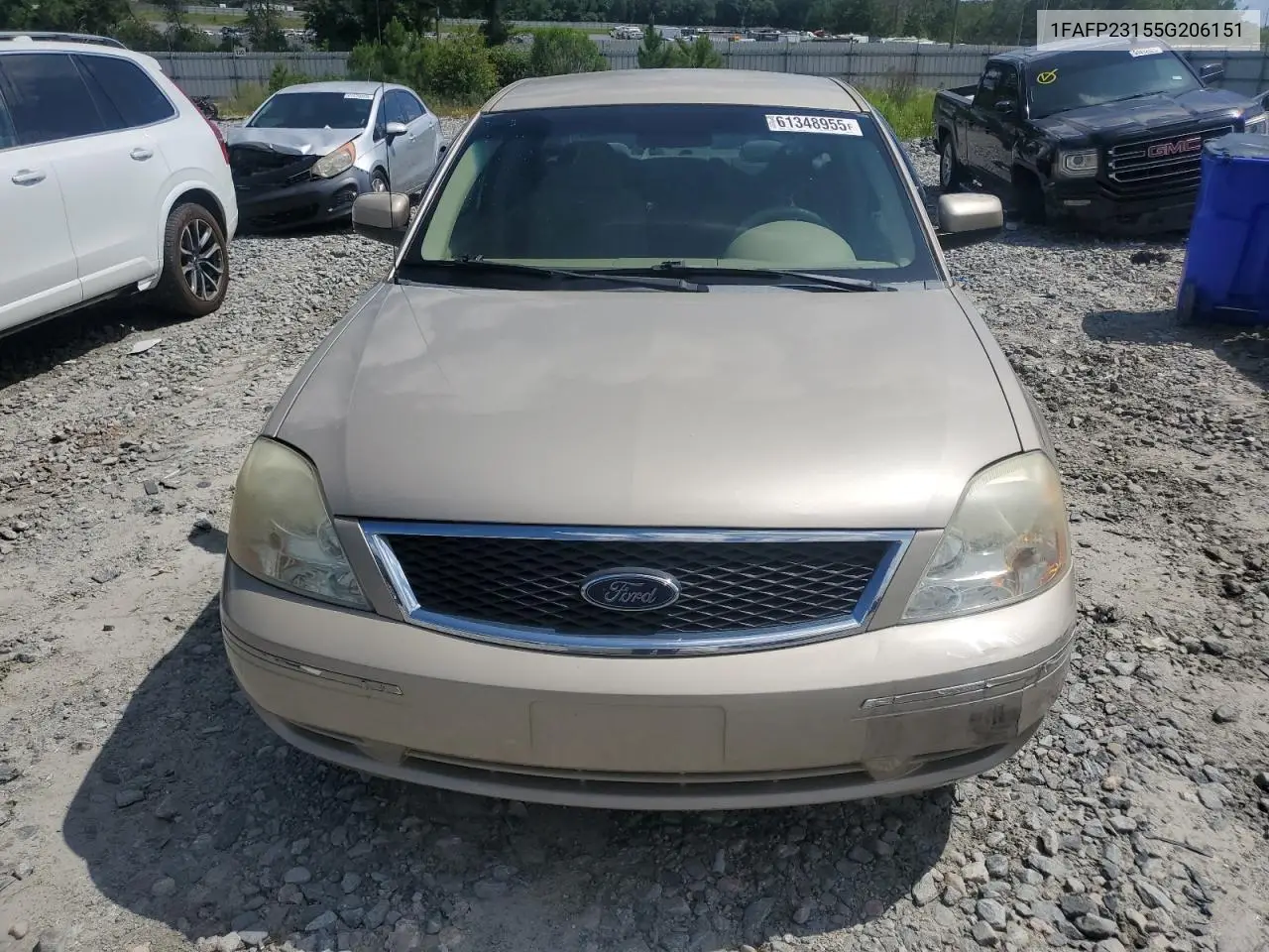 2005 Ford Five Hundred Se VIN: 1FAFP23155G206151 Lot: 61348955