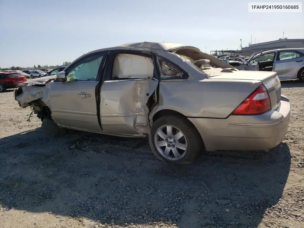 2005 Ford Five Hundred Sel VIN: 1FAHP24195G160685 Lot: 61601335