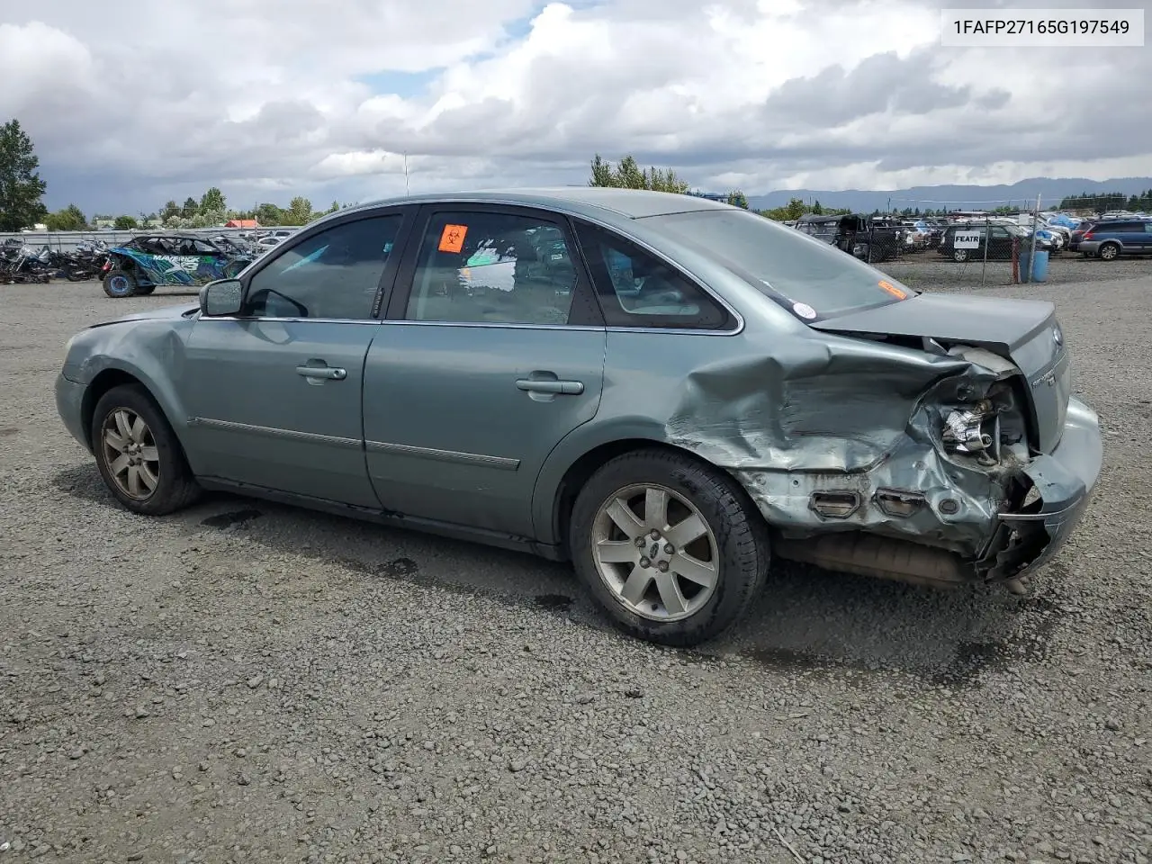 2005 Ford Five Hundred Sel VIN: 1FAFP27165G197549 Lot: 61861245