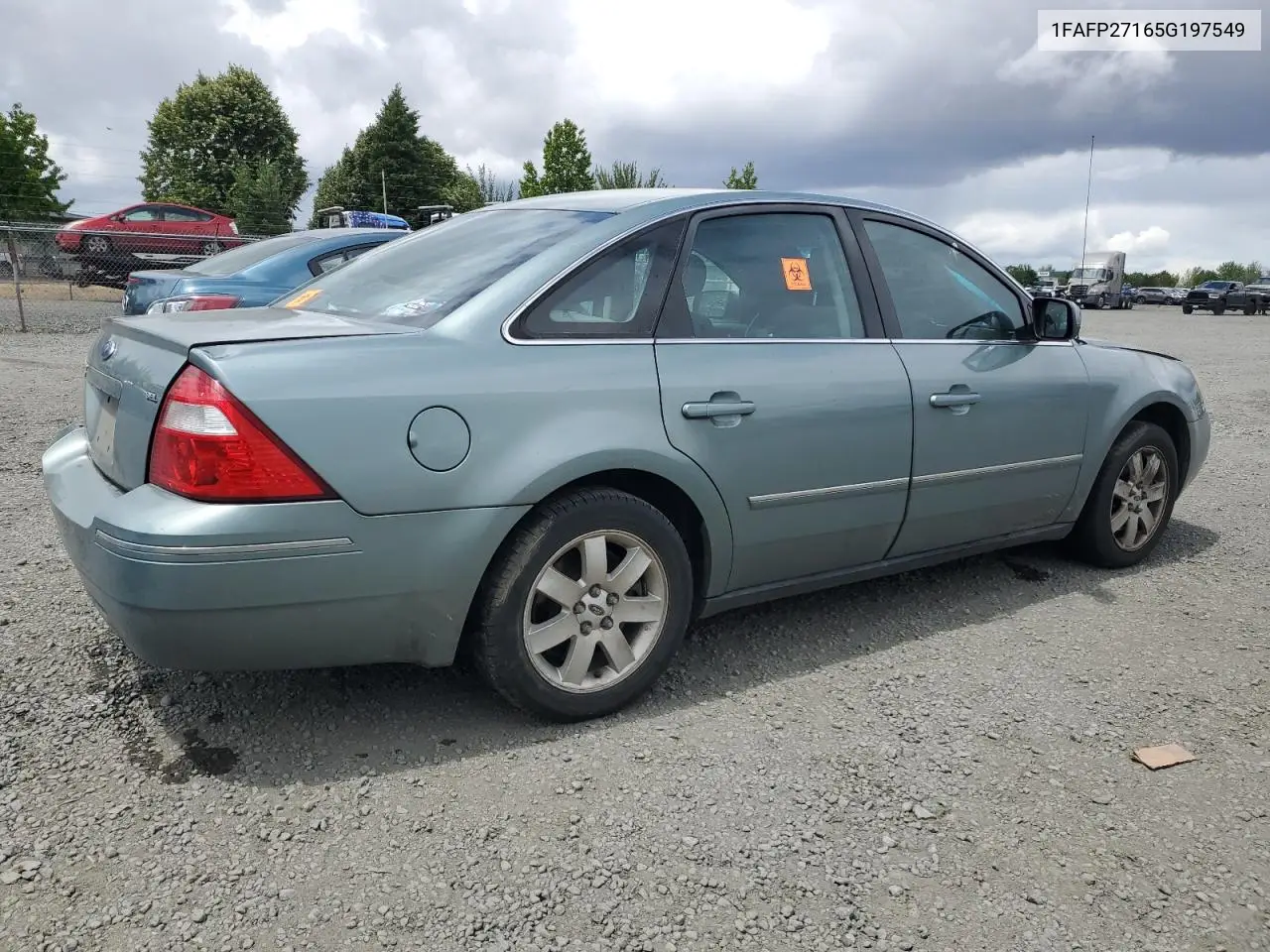 2005 Ford Five Hundred Sel VIN: 1FAFP27165G197549 Lot: 61861245