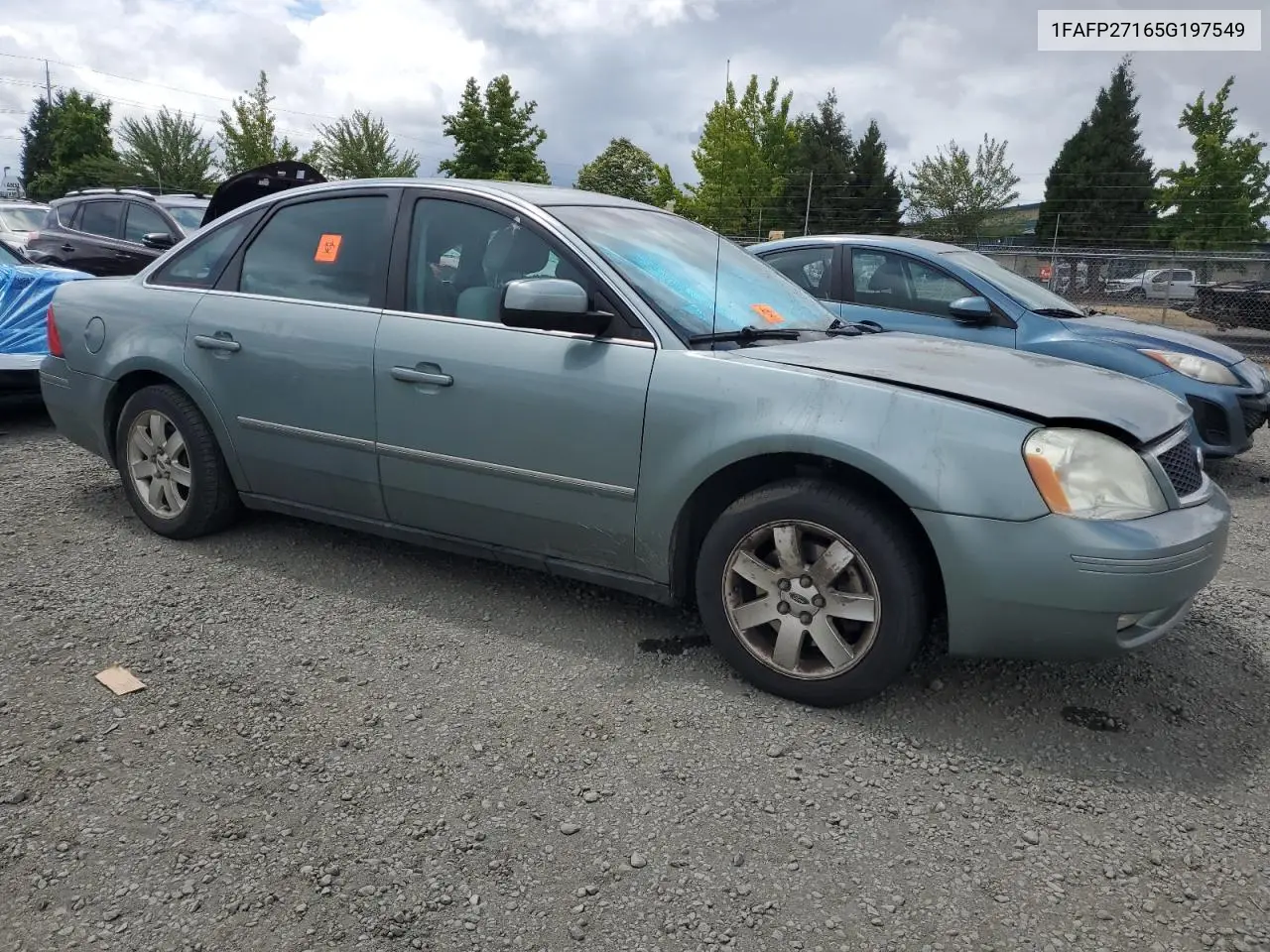 2005 Ford Five Hundred Sel VIN: 1FAFP27165G197549 Lot: 61861245